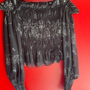 Allsaints floral top